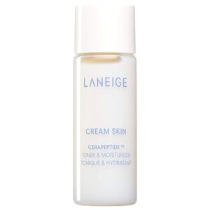 4/$20 NWT Laneige Cream Skin Cerapeptide Toner & Moisturizer Mini 25ml